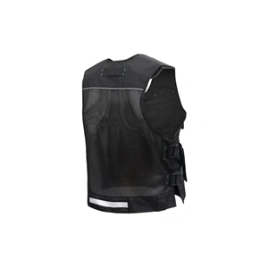 Szerszámtartó mellény, fekete, 12db nyitott zseb, 1 cipzáros, HÖGERT HT5K930 / RENDELÉSRE