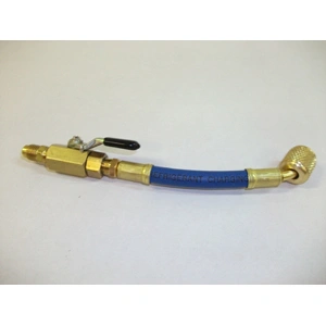 Szerviztömlő csappal 1/4Coll x 1/4Coll kék  MASTERCOOL/RENDELÉSRE