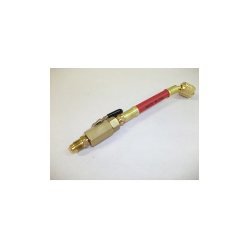 Szerviztömlő csappal 1/4 x 1/4 piros  MASTERCOOL/RENDELÉSRE