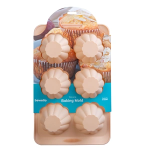 Szilikon muffin sűtőforma, 30x19x4,1 cm, Bewello