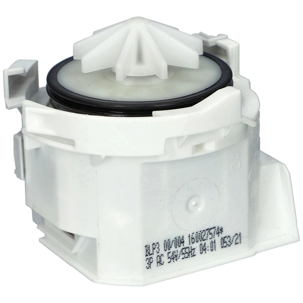 Szivattyú, ürítő, 3 körmös, hátul stekkeres (eredetivel megegyző minőség) WHIRLPOOL mosogatógép