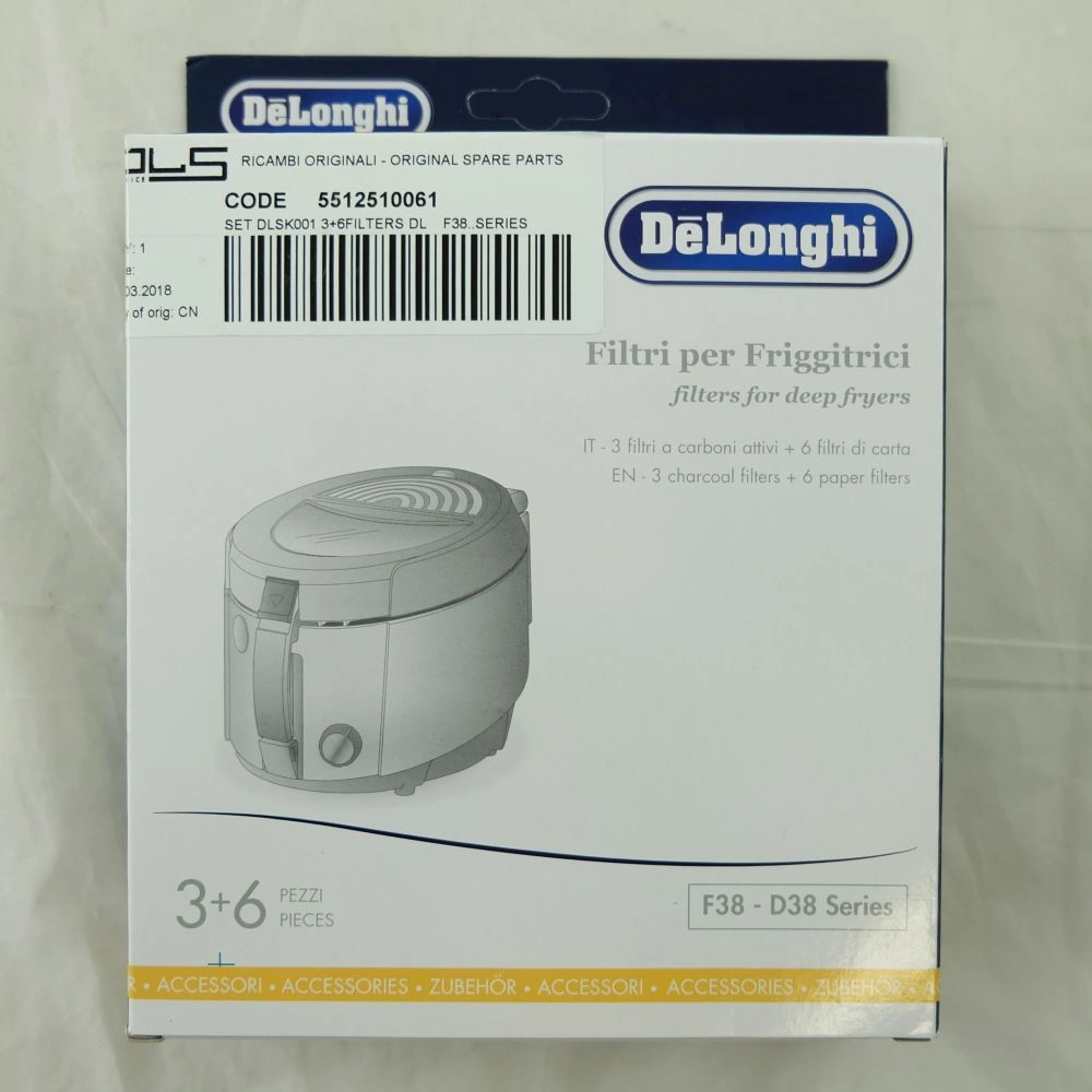 Szűrő készlet (eredeti) DELONGHI olajsütő / RENDELÉSRE