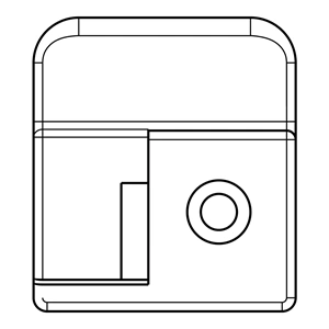 Távtartó bal (eredeti) ELECTROLUX tűzhely 