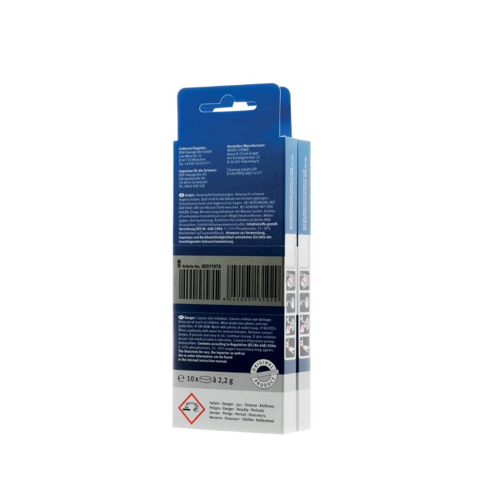 Tisztító tabletta (eredeti) BOSCH kávéfőző gép