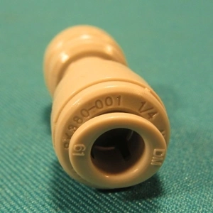 Toldó 6/6mm (vízcsőhöz, egyenes) 1/4 coll Side by side hűtőgép / RENDELÉSRE