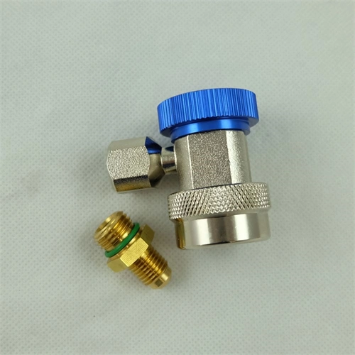 Töltő csatlakozó autóklíma R134a M12x1,5 LP (kék) EGYSZERŰ, átalakítóval / RENDELÉSRE