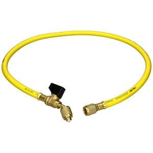 Töltőcső csappal   900mm sárga VRP-C VALUE