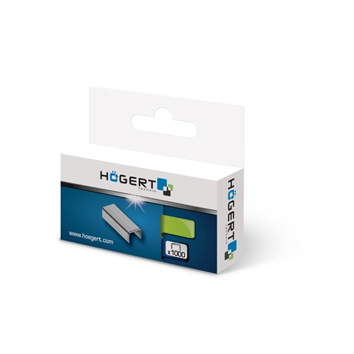 Tűzőkapocs J, 8  mm, 11.3 mm, 1000 db/csomag, HÖGERT HT2C052