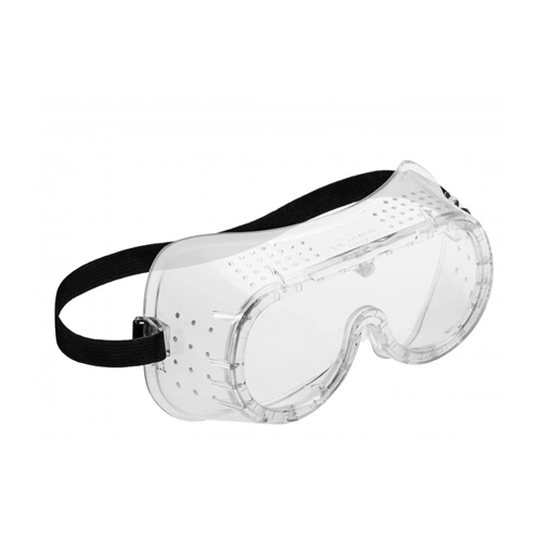 Védőszemüveg szellőzővel, köszörűs szemüveg, pántos, víztiszta , HÖGERT HT5K003