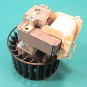 Ventilátor lapát + motor (magnetron hűtőgép) (eredeti) BOSCH mikrohullámú sütő 