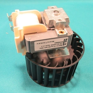 Ventilátor lapát + motor (magnetron hűtőgép) (eredeti) BOSCH mikrohullámú sütő 
