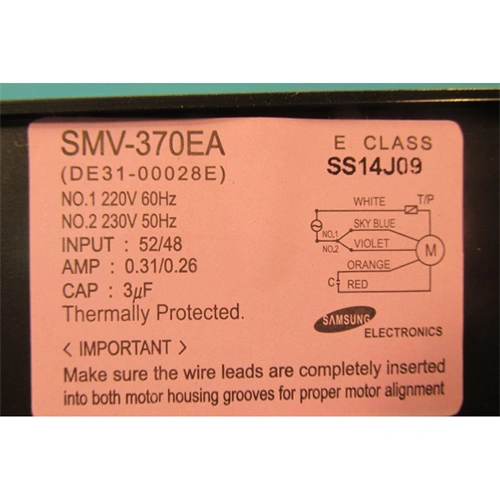 Ventilátor, tangenciális (eredeti) SAMSUNG mikrohulláú sütő 