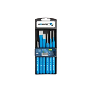 Véső és pontozó készlet, 6 része,s, HÖGERT HT3B710  / RENDELÉSRE
