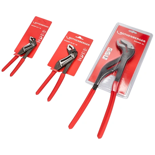 Vízpumpafogó készlet, 3 részes (180mm, 250mm, 400mm), ROTHENBERGER 1000001068 / RENDELÉSRE