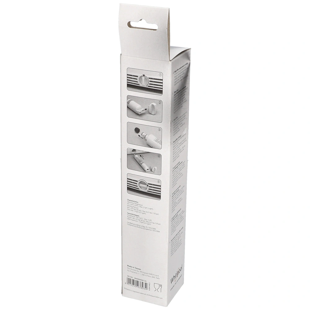 Vízszűrő eredeti WHIRLPOOL WPRO  SBS002/ USC009  1.89 lpm