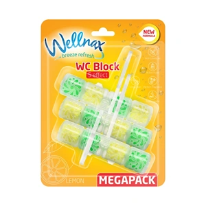 WC illatosító 3 x 50 g Wellnax Lemon