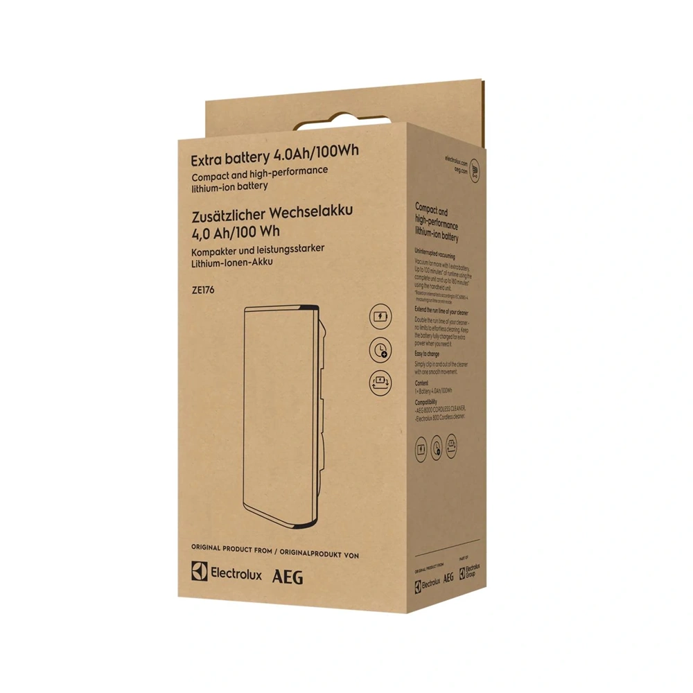 ZE176 EXTRA BATTERY (eredeti) Electrolux