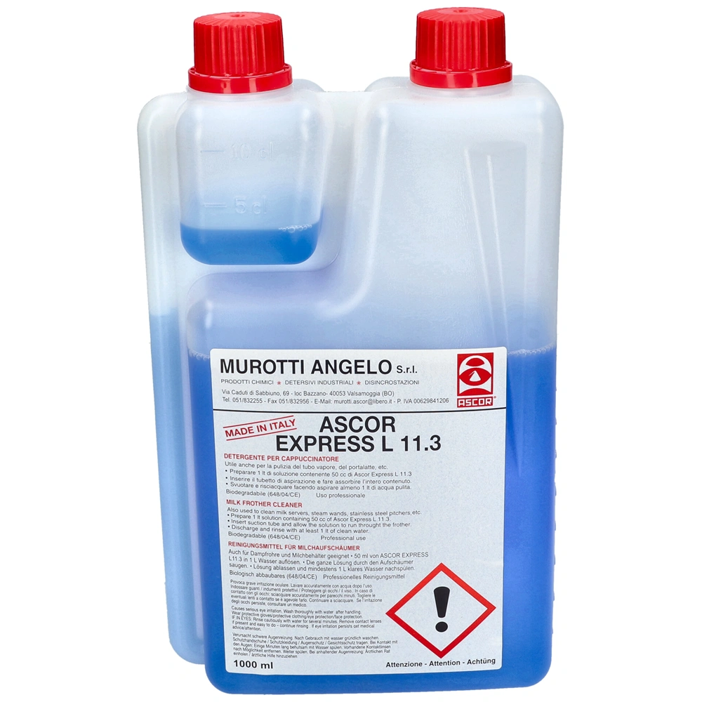 Zsírtalanító, Tisztító folyadék (univerzális) ASCOR cappuccino gép 1000ml 