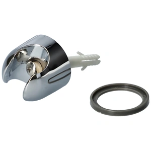 Zuhanytartó elem, falra (krómozott) európai minőség