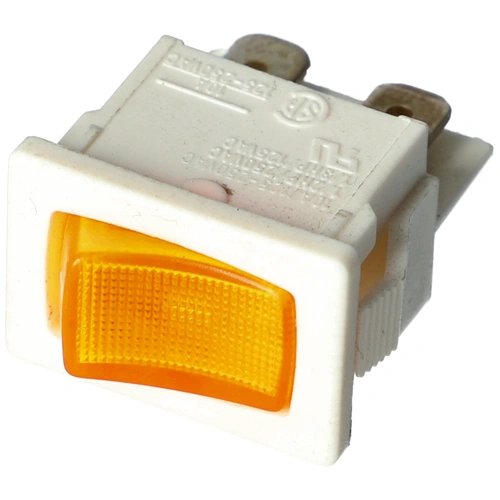 10A/250V AC Billenőkapcsoló, sárga, számos, szögletes (utángyártott) SZARVASI SZV 620 kávéfőző