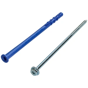 10x200 mm Csavar + tipli, klímatartó konzolhoz, hatlapfejű, peremes fejű (TORX)