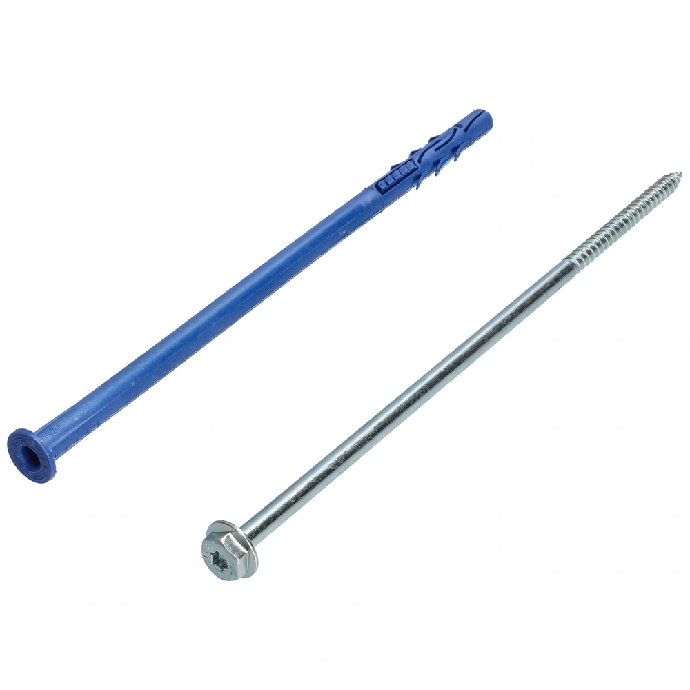 10x240 mm Csavar + tipli, klímatartó konzolhoz, hatlapfejű, peremes fejű (TORX)