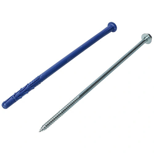 10x240 mm Csavar + tipli, klímatartó konzolhoz, hatlapfejű, peremes fejű (TORX)