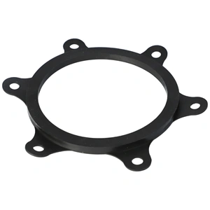 121x102x7 mm Tömítés, zárófedél, 6 lyukú, fekete, új típusú HAJDU K-s bojler