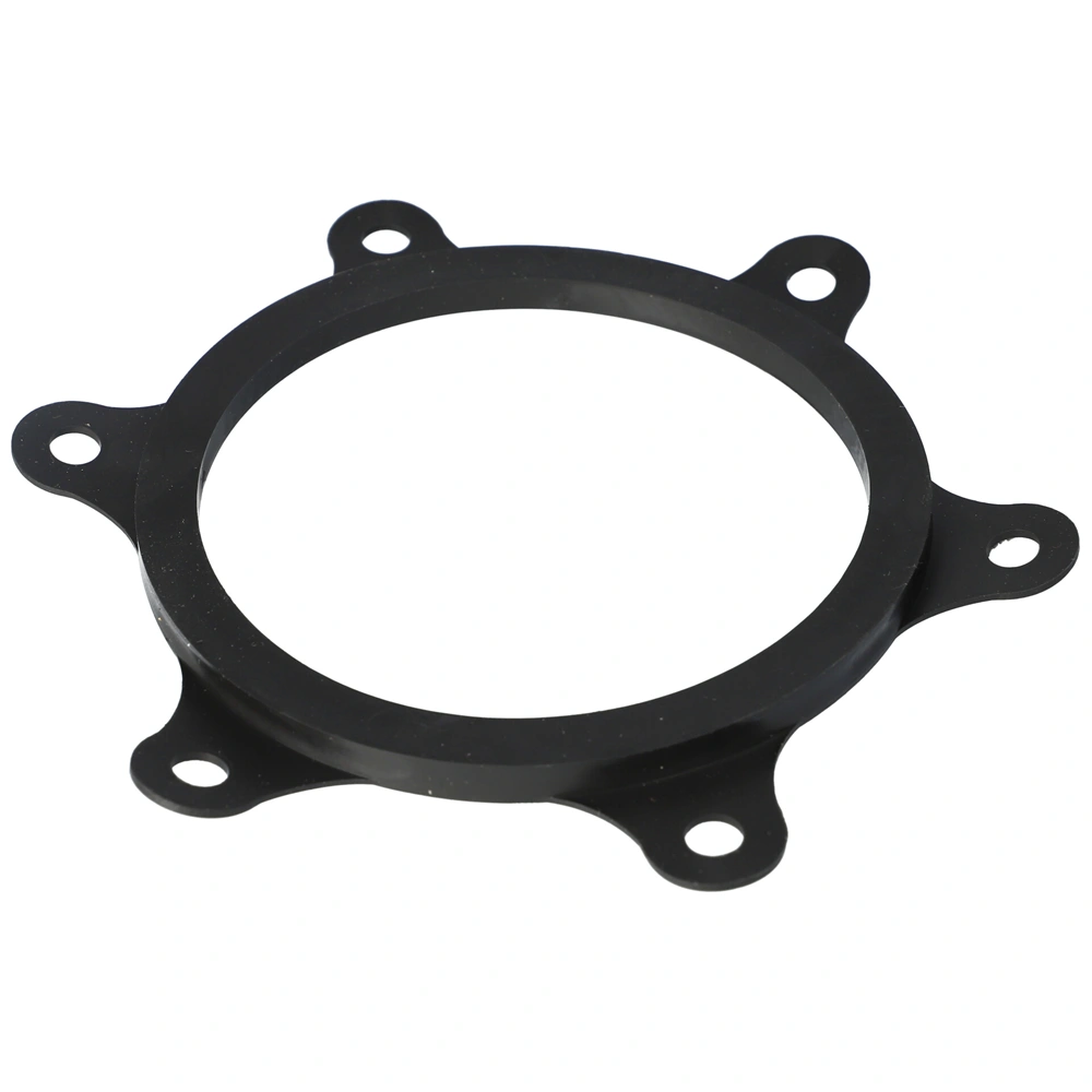 121x102x7 mm Tömítés, zárófedél, 6 lyukú, fekete, új típusú HAJDU K-s bojler