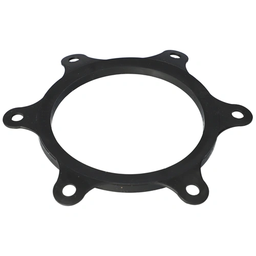 121x102x7 mm Tömítés, zárófedél, 6 lyukú, fekete, új típusú HAJDU K-s bojler