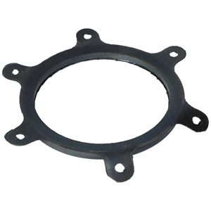 121x102x7mm Tömítés, zárófedél, fekete, (eredeti, EPDM) HAJDU K-s bojler 