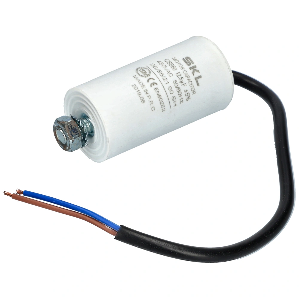 12,5 uF 450V Kondenzátor, vezetékes (univerzális)