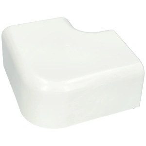 125x75 mm 90° Kanyarív, lapos, fehér, UV álló (CANALPLAST) klíma dekorcsatorna