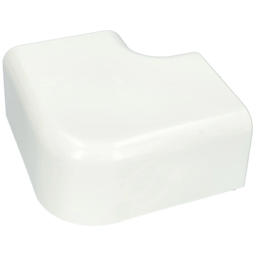 125x75 mm 90° Kanyarív, lapos, fehér, UV álló (CANALPLAST) klíma dekorcsatorna