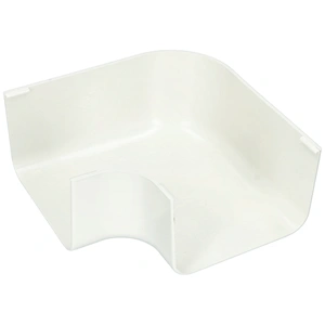 125x75 mm 90° Kanyarív, lapos, fehér, UV álló (CANALPLAST) klíma dekorcsatorna