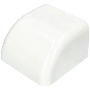 125x75 mm 90° Végelzáró elem, fehér, UV álló (CANALPLAST) klíma dekorcsatorna
