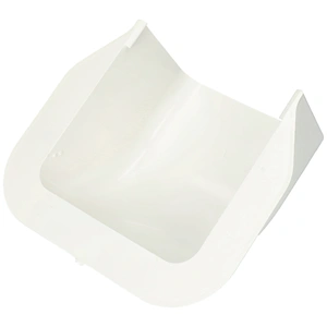 125x75 mm Fali íves csatlakozóelem (CANALPLAST) klíma dekorcsatorna