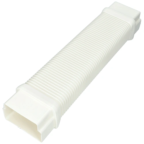 125x75 mm Flexibilis toldóelem, fehér, PVC (CANALPLAST) klíma dekorcsatorna