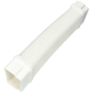 125x75 mm Flexibilis toldóelem, fehér, PVC (CANALPLAST) klíma dekorcsatorna