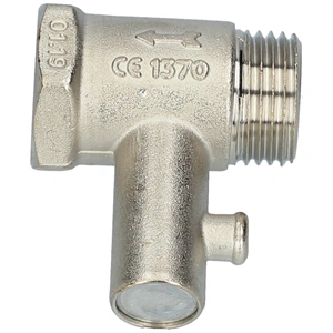 1/2" Biztonsági szelep, csap nélkül, BSZ6 (olasz, ITAP) HAJDU bojler