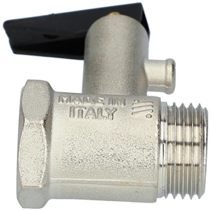 1/2" Biztonsági szelep, csappal (olasz, ITAP) ARISTON / HAJDU bojler