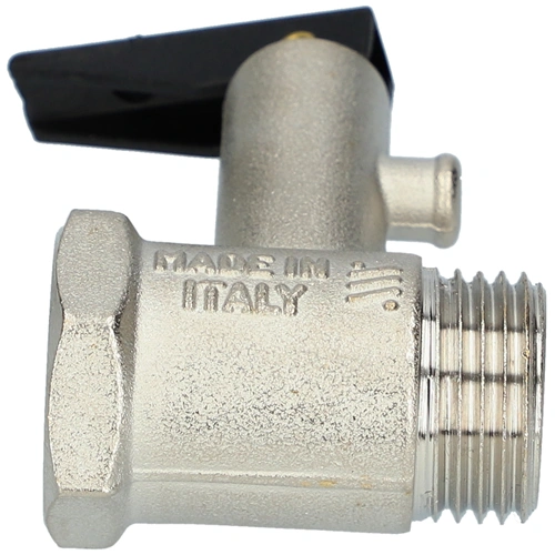 1/2" Biztonsági szelep, csappal (olasz, ITAP) ARISTON / HAJDU bojler