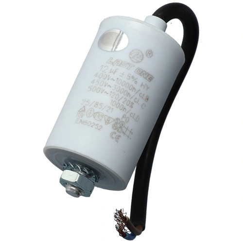12 uF 500V Kondenzátor, vezetékes (univerzális)