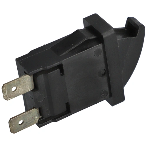 12x25mm Világításkapcsoló fekete HELKAMA fordított működésű