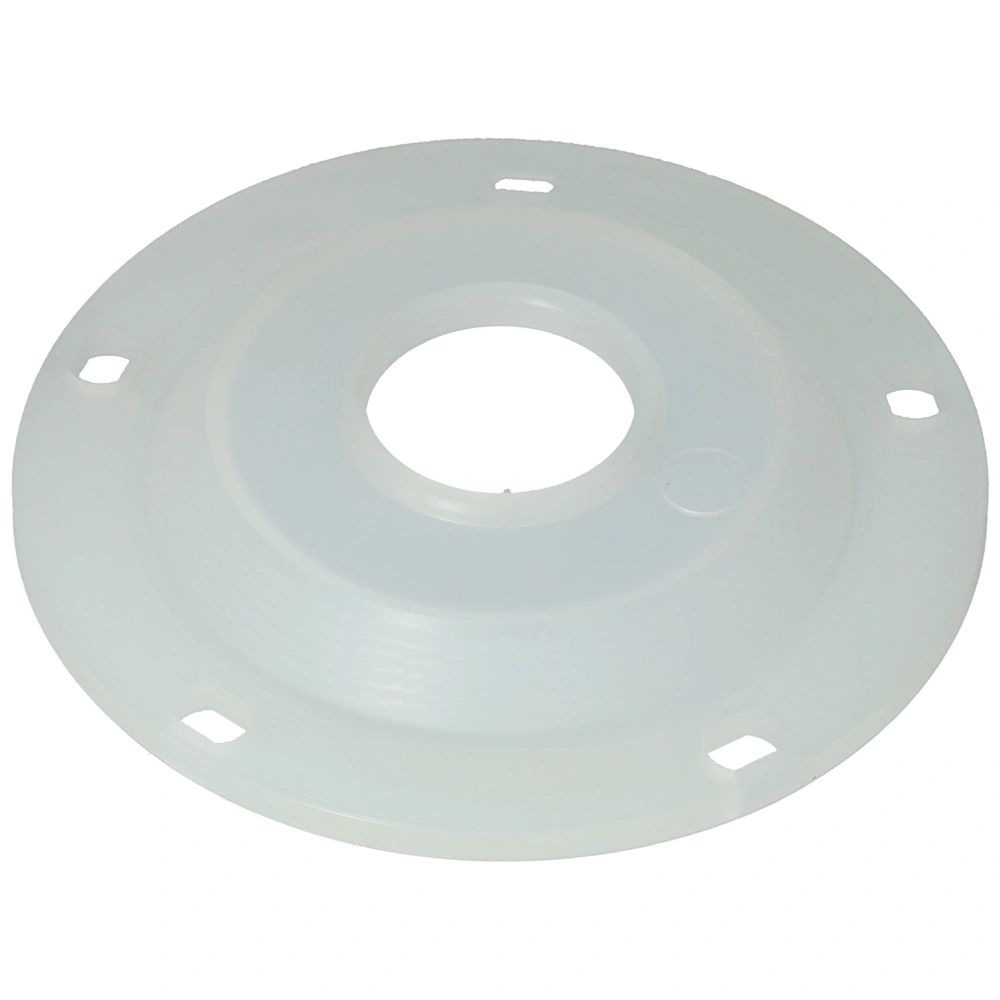 130x35 mm Tömítés, zárófedél, 5 lyukú, sima, fehér, csonk nélkül ISEA bojler /BZT208/