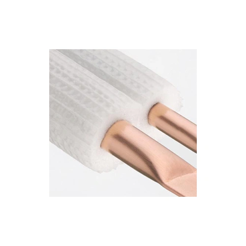 1/4"-3/8" (6,35-9,52 mm) x 0,8 mm Szigetelt rézcső klímához (BIPOLAR) 25 méteres tekercs / RENDELÉSRE