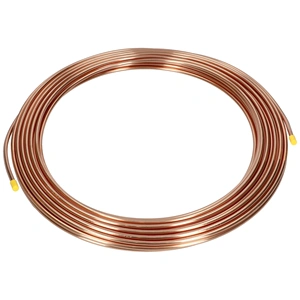 1/4" (6,35 mm) x 1 mm Rézcső klímához, 25 méteres tekercs