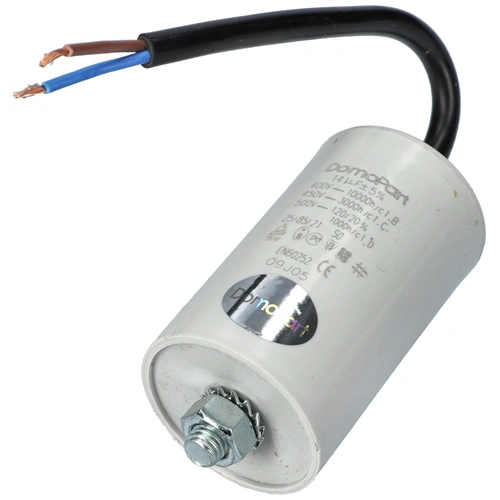 14 uF 500V Kondenzátor, vezetékes (univerzális)