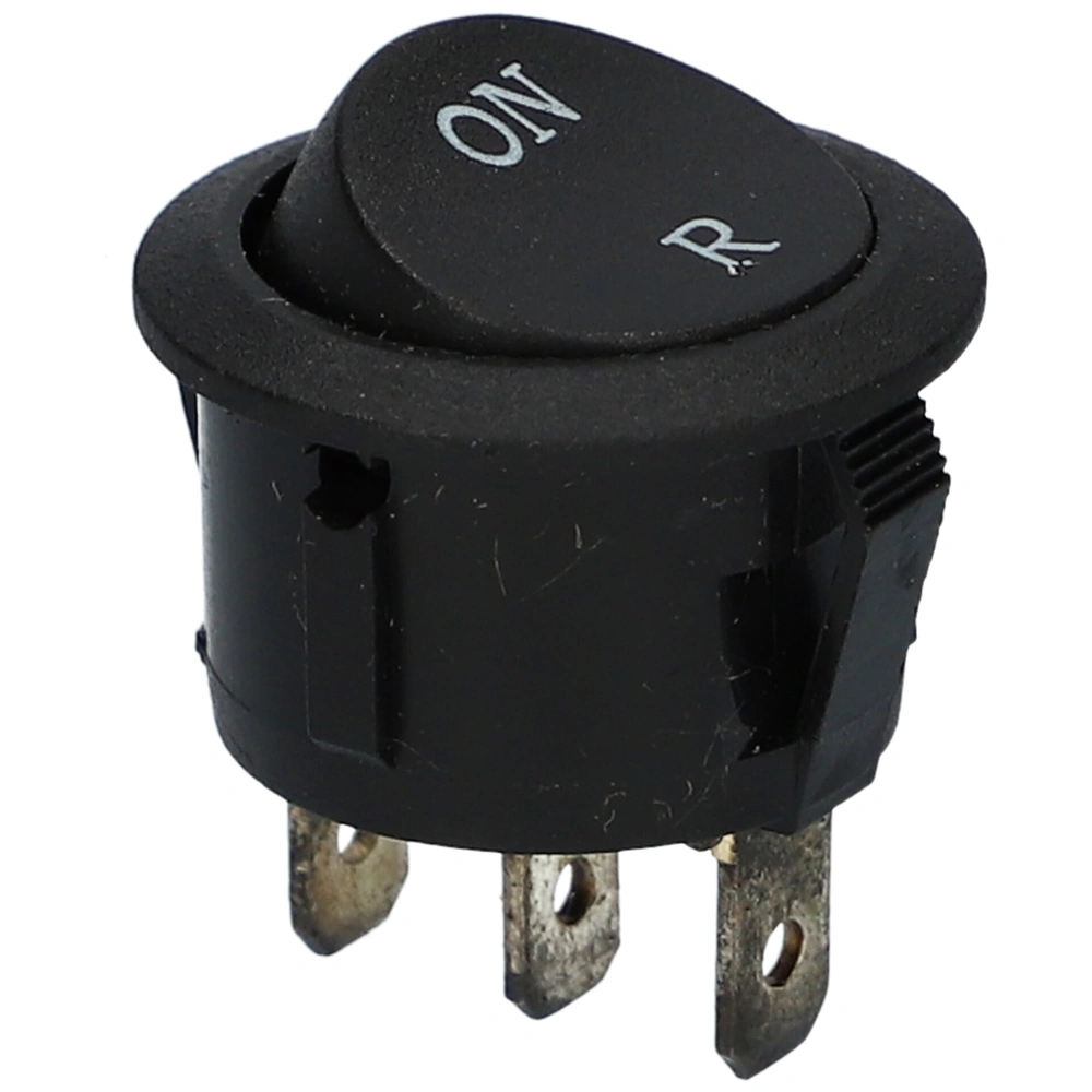15A/250V Billenőkapcsoló, on-off, fekete, kerek (eredeti) DYRAS, ORION húsdaráló / RENDELÉSRE