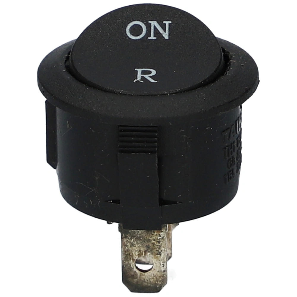 15A/250V Billenőkapcsoló, on-off, fekete, kerek (eredeti) DYRAS, ORION húsdaráló / RENDELÉSRE